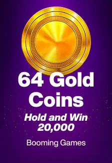 64 Gold Coins Hold and Win